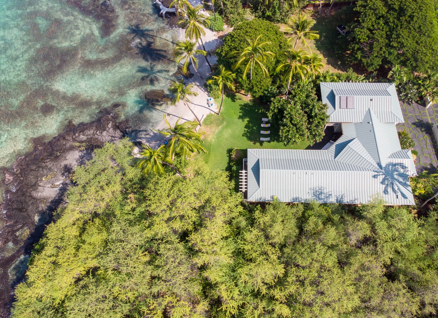 Kamuela Vacation Rentals, 4BD Estate Home at Puako Bay (74) - Aerial view of this fabulous home