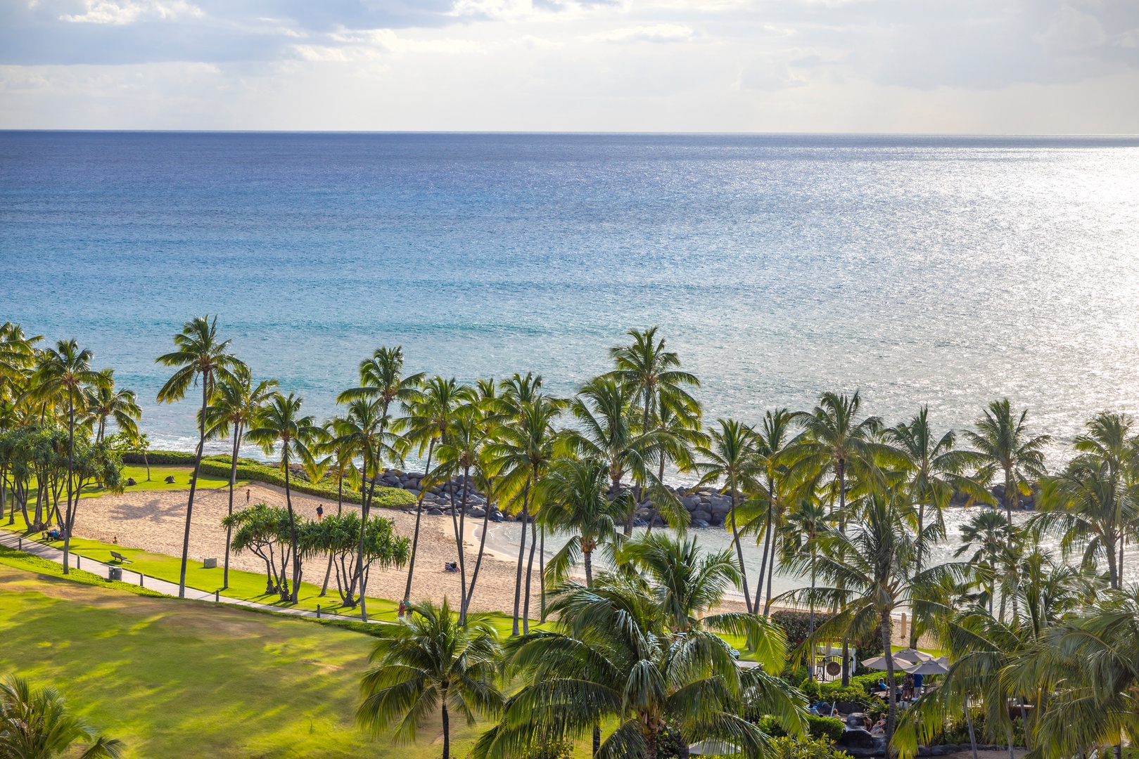 Kapolei Vacation Rentals, Ko Olina Beach Villas O1006 - View of the ocean and surrounding area.