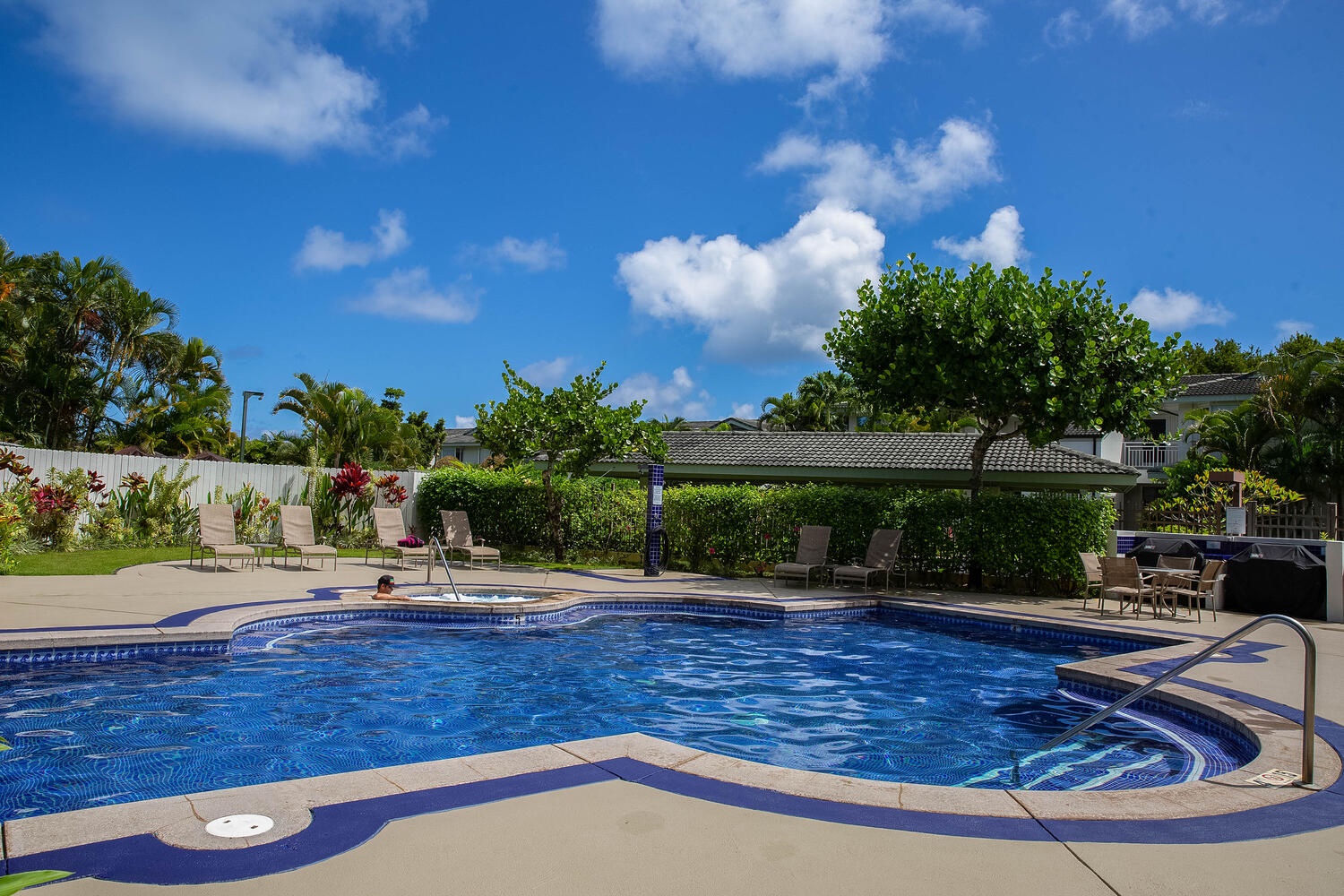 Princeville Vacation Rentals, Emmalani Court 414 - Enjoy a refreshing swim at the community pool!