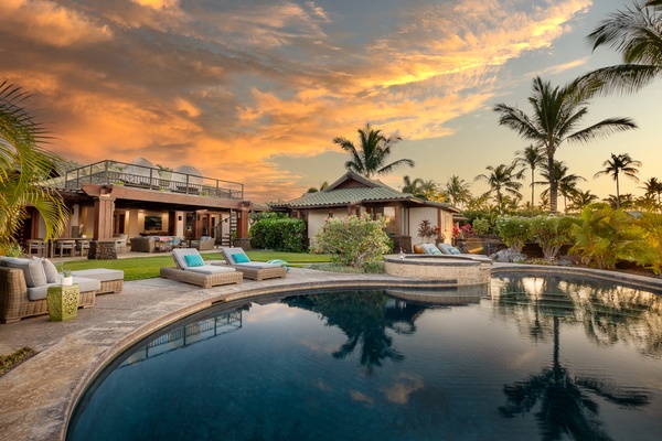 Kamuela Vacation Rentals, Canoe House & Beach Walker at Champion Ridge - Pool.