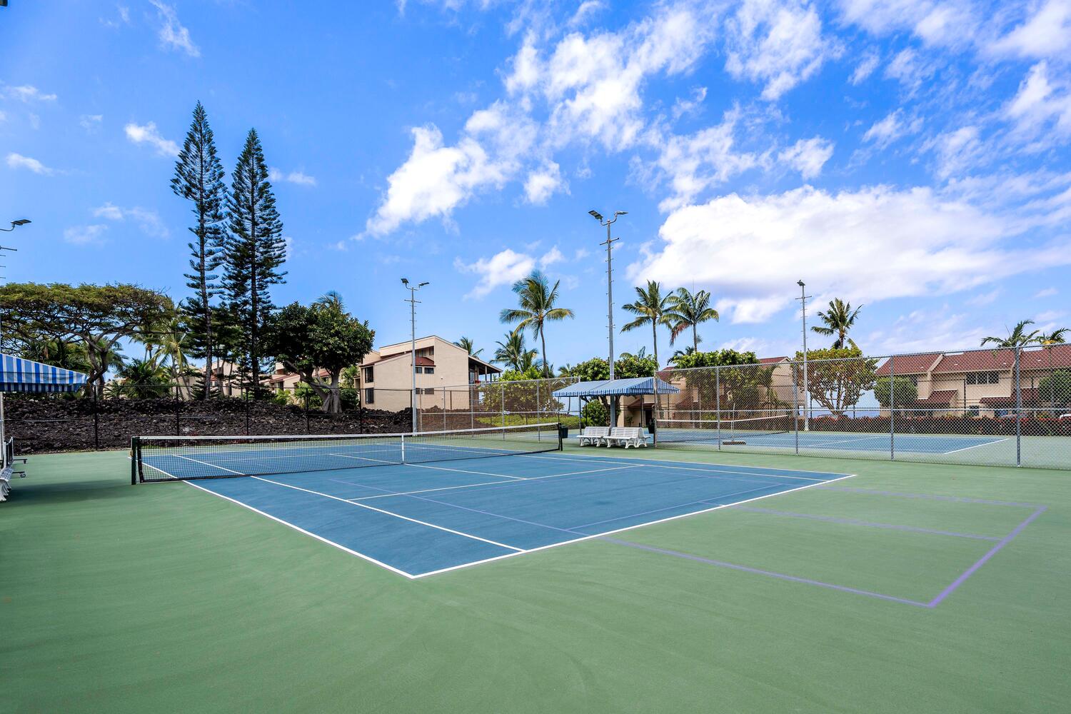 Kailua Kona Vacation Rentals, Keauhou Kona Surf & Racquet 1104 - Tennis court 2