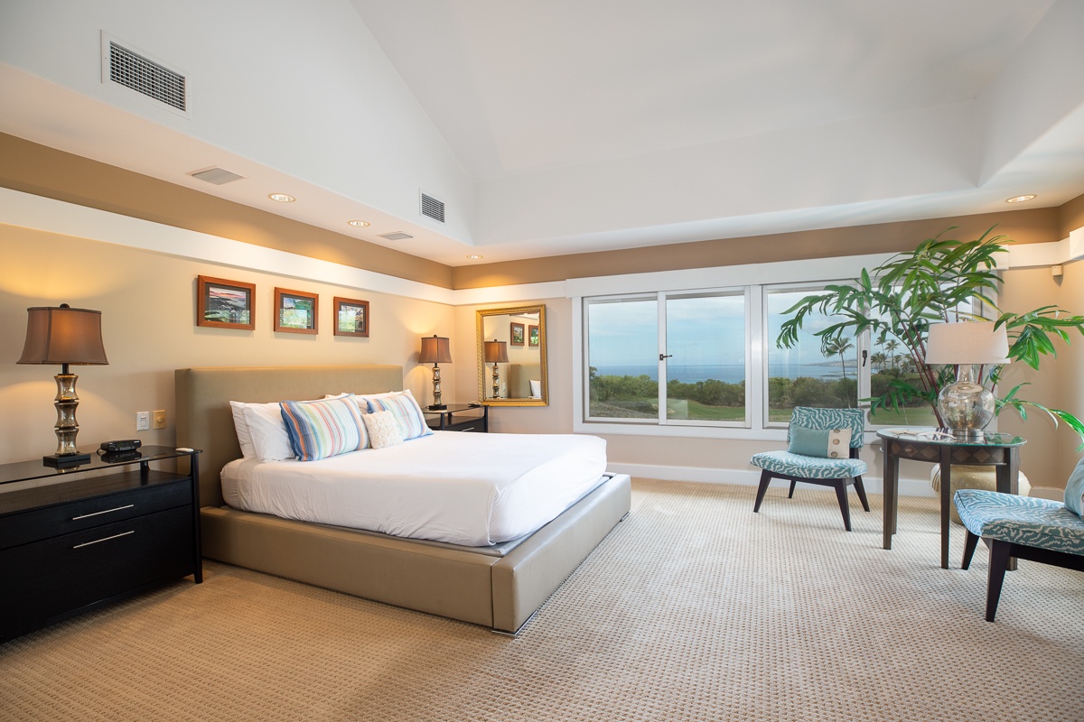 Kamuela Vacation Rentals, White House By The Sea* - Ocean views from bedroom