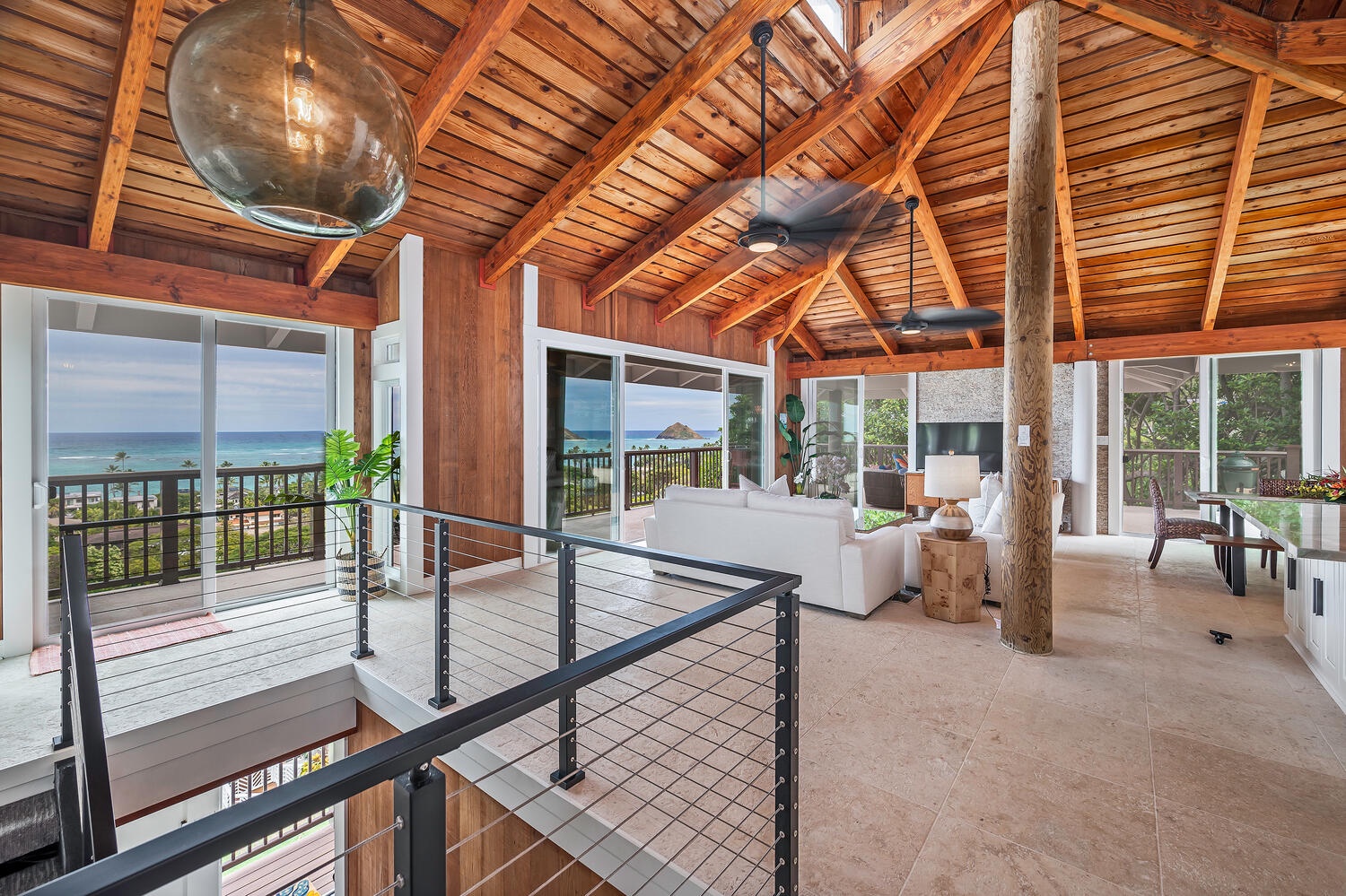 Kailua Vacation Rentals, Hale Lani - Second level open concept living