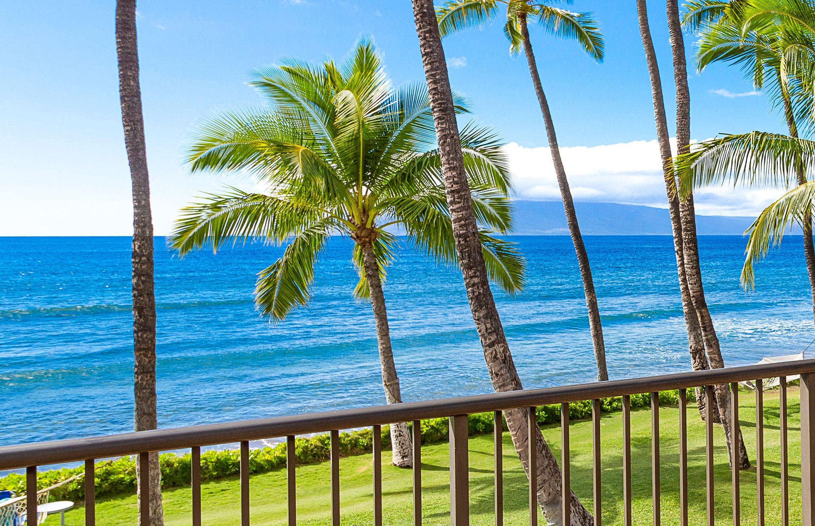 Lahaina Vacation Rentals, Puamana 240-3 - Let the serene oceanfront scenery refresh your senses from the comfort of your private retreat.