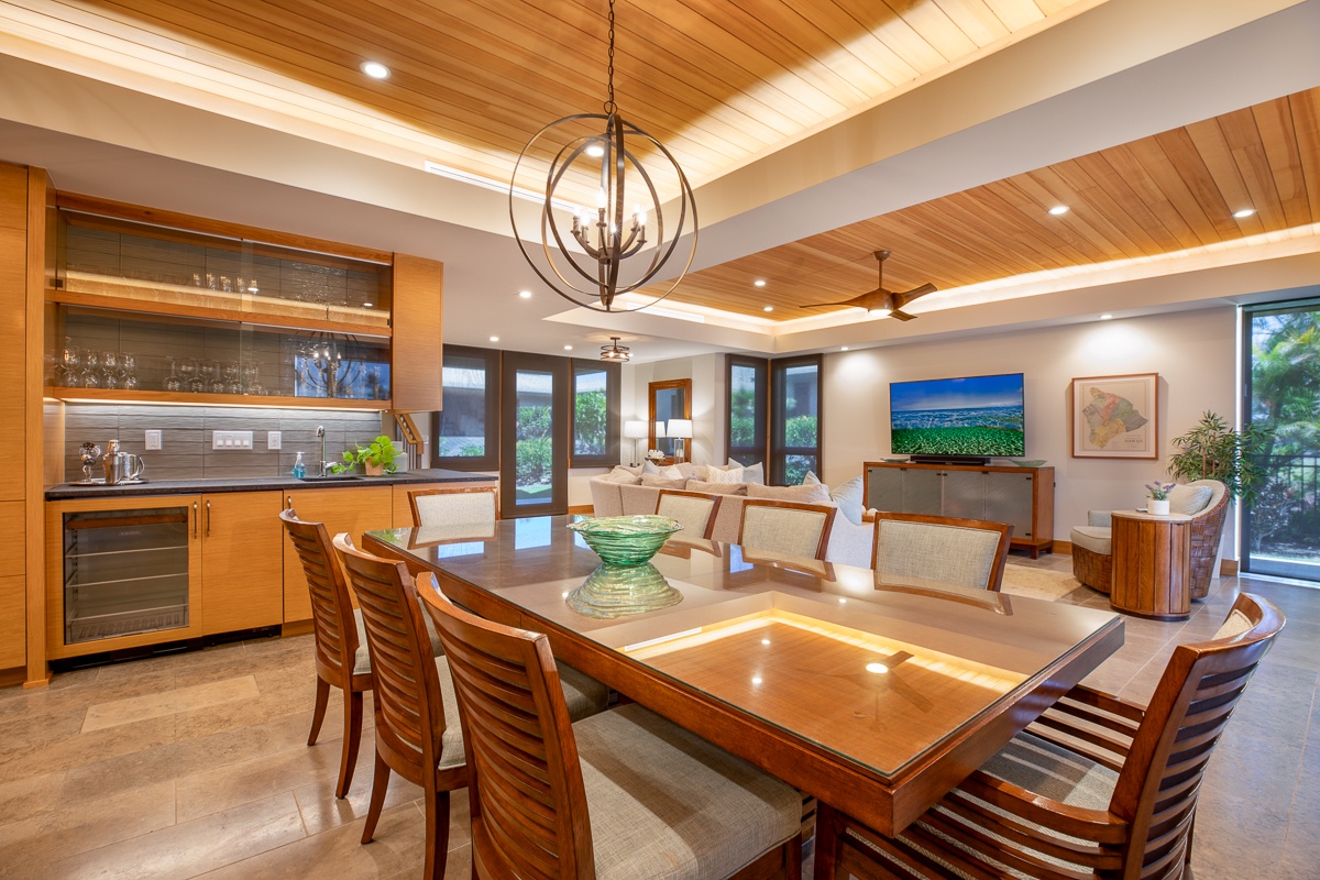 Kamuela Vacation Rentals, Laule'a at the Mauna Lani Resort #11 - Warm lights to enjoy shared moments at the heart of the home.