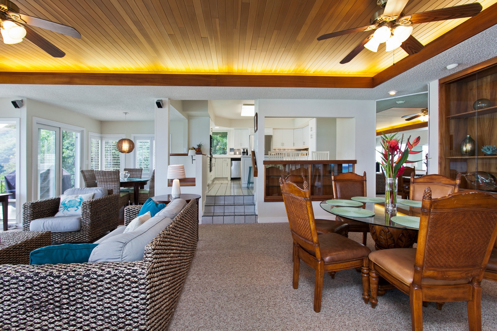Kailua Vacation Rentals, Hale Kolea* - Experience seamless living with our open floor plan that flows naturally from mealtime to relaxation.