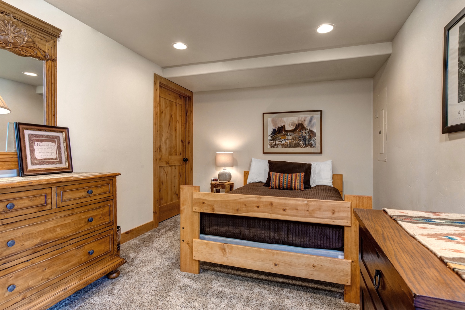 Park City Vacation Rentals, Cedar Ridge Townhouse - Second bedroom with king bed