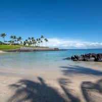 Kamuela Vacation Rentals, Mauna Lani KaMilo #503 - Exclusive beach access at the Mauna Lani Beach Club offers calm waters, golden sand, and unforgettable oceanfront relaxation.