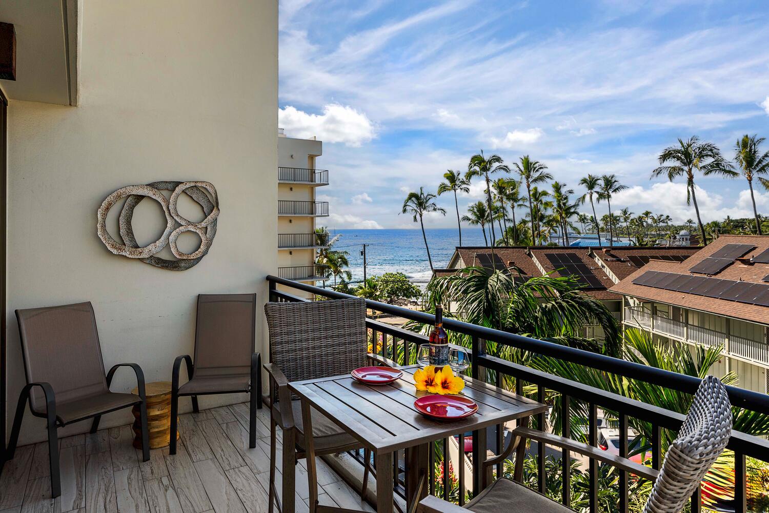 Kailua Kona Vacation Rentals, Kona Alii 512 - More lanai views and refreshing air!