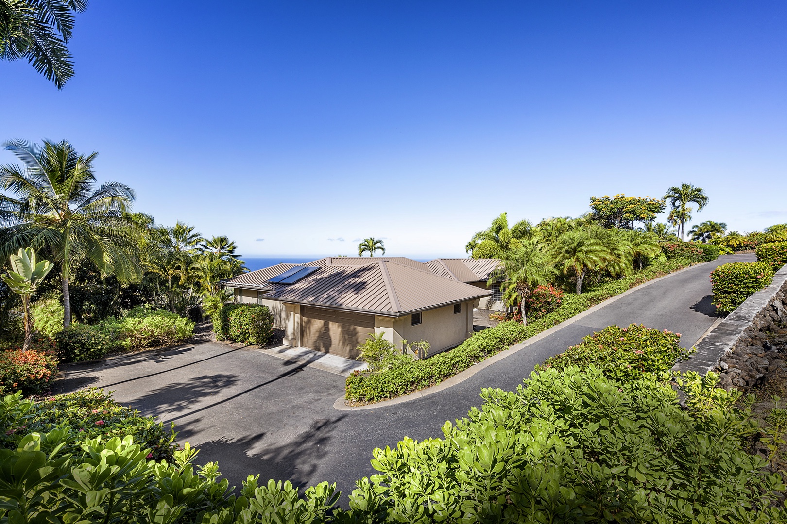 Kailua Kona Vacation Rentals, Hale Aikane - From the Southeast corner of the lot