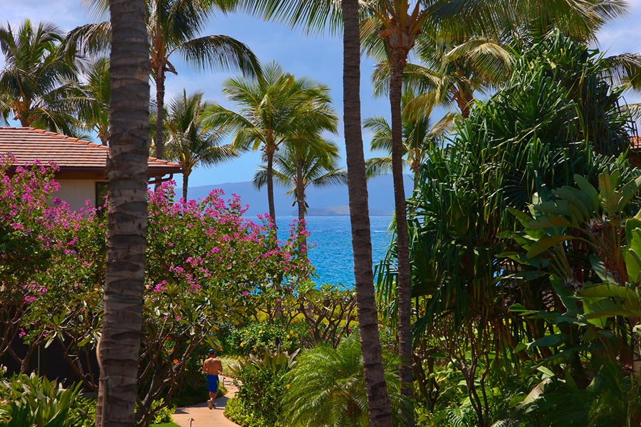 Wailea Vacation Rentals, Castaway Cove C201 at Wailea Beach Villas* - Ocean View Fresh Air Covered Dining Terrace with Viking BBQ Grill