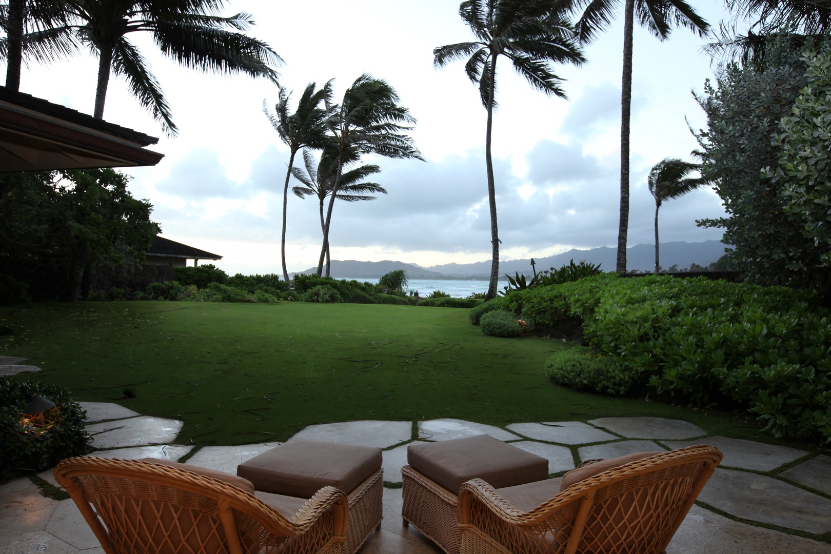 Kailua Vacation Rentals, Paradise Pointe Estates* - Outside Lanai