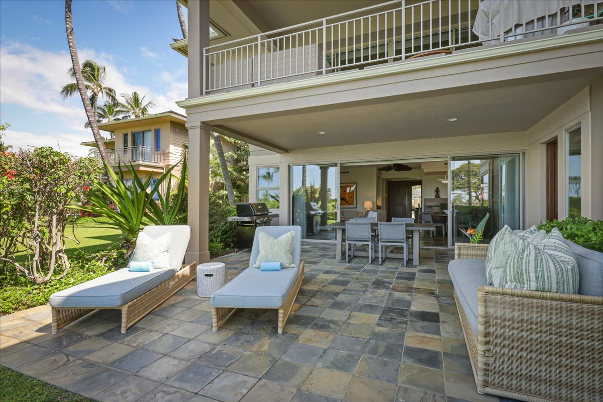 Kailua Kona Vacation Rentals, 2BD Fairways Villa (120C) at Four Seasons Resort at Hualalai - Truly spacious outdoor living.