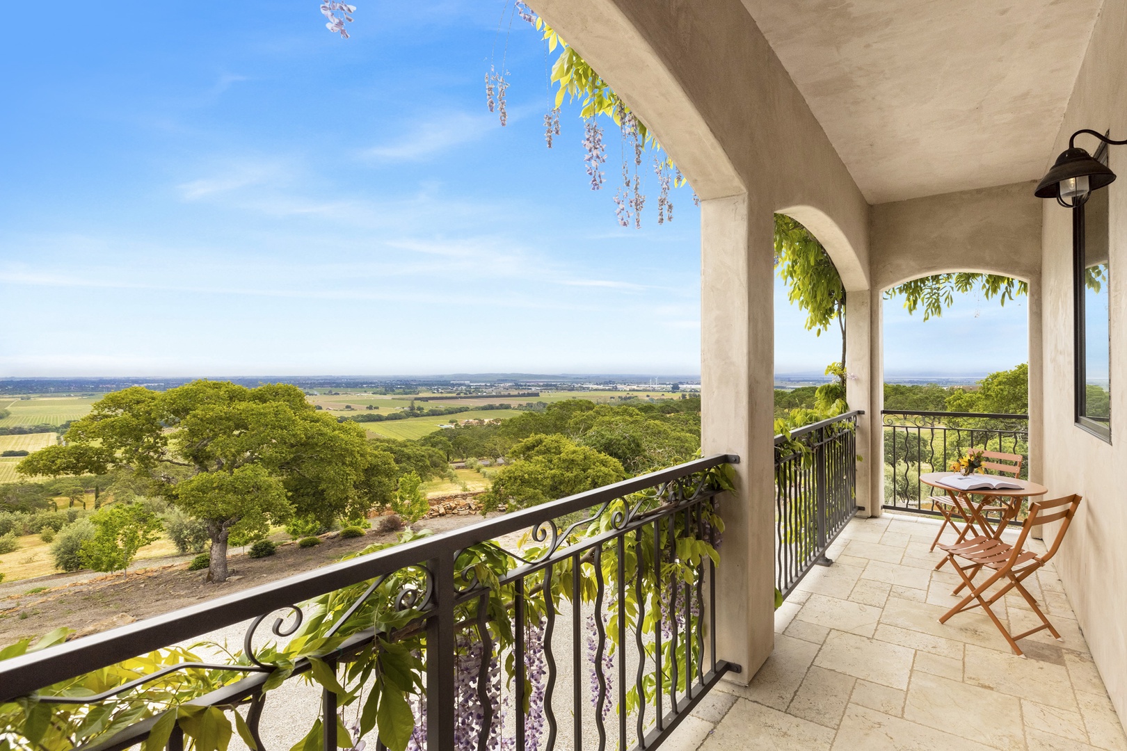 Fairfield Vacation Rentals, Villa Capricho - Views off the Guest House patio