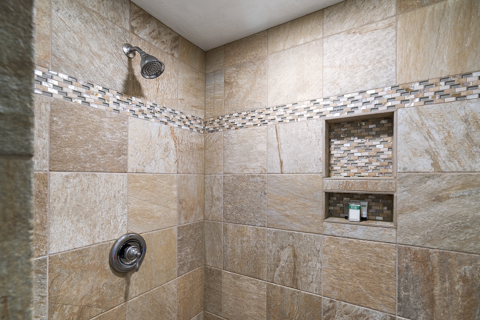 Kailua Kona Vacation Rentals, Kanaloa at Kona 1302 - Tiled walk in shower