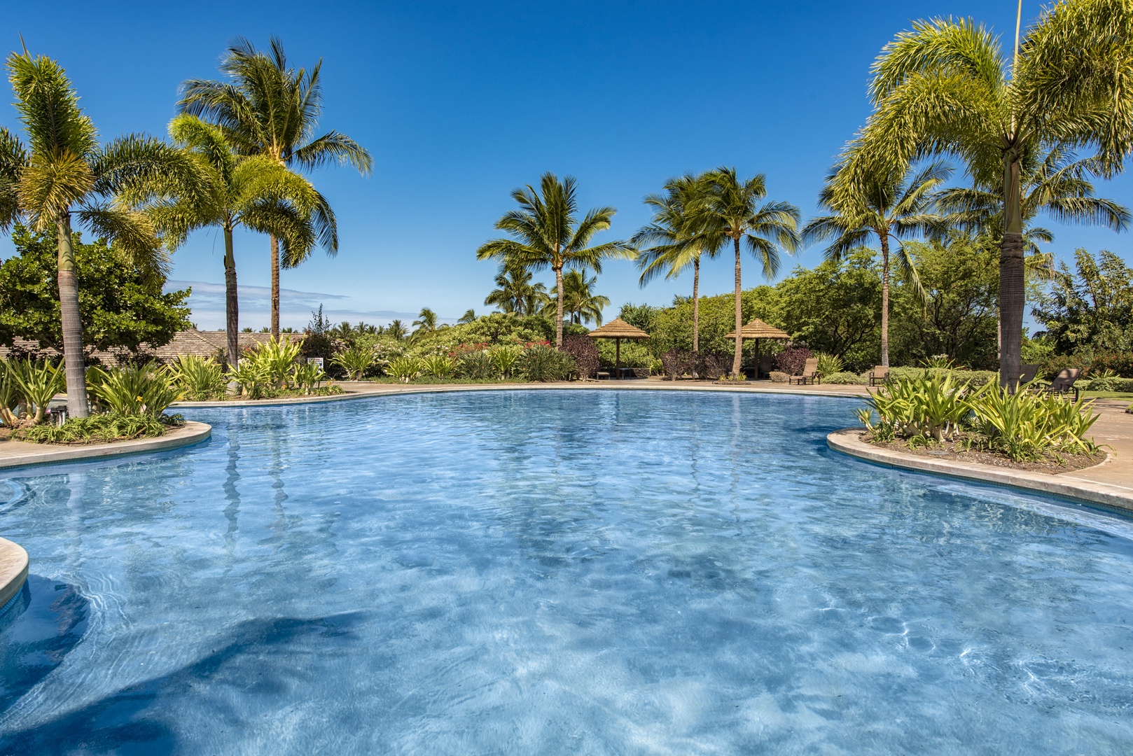 Kamuela Vacation Rentals, Palm View Villa - Community pool