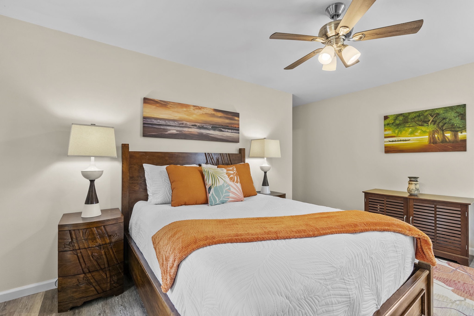 Kailua Vacation Rentals, Hale Aloha - The primary suite offers a sanctuary of comfort, complete with a lavish ensuite, ensuring restful nights and serene mornings