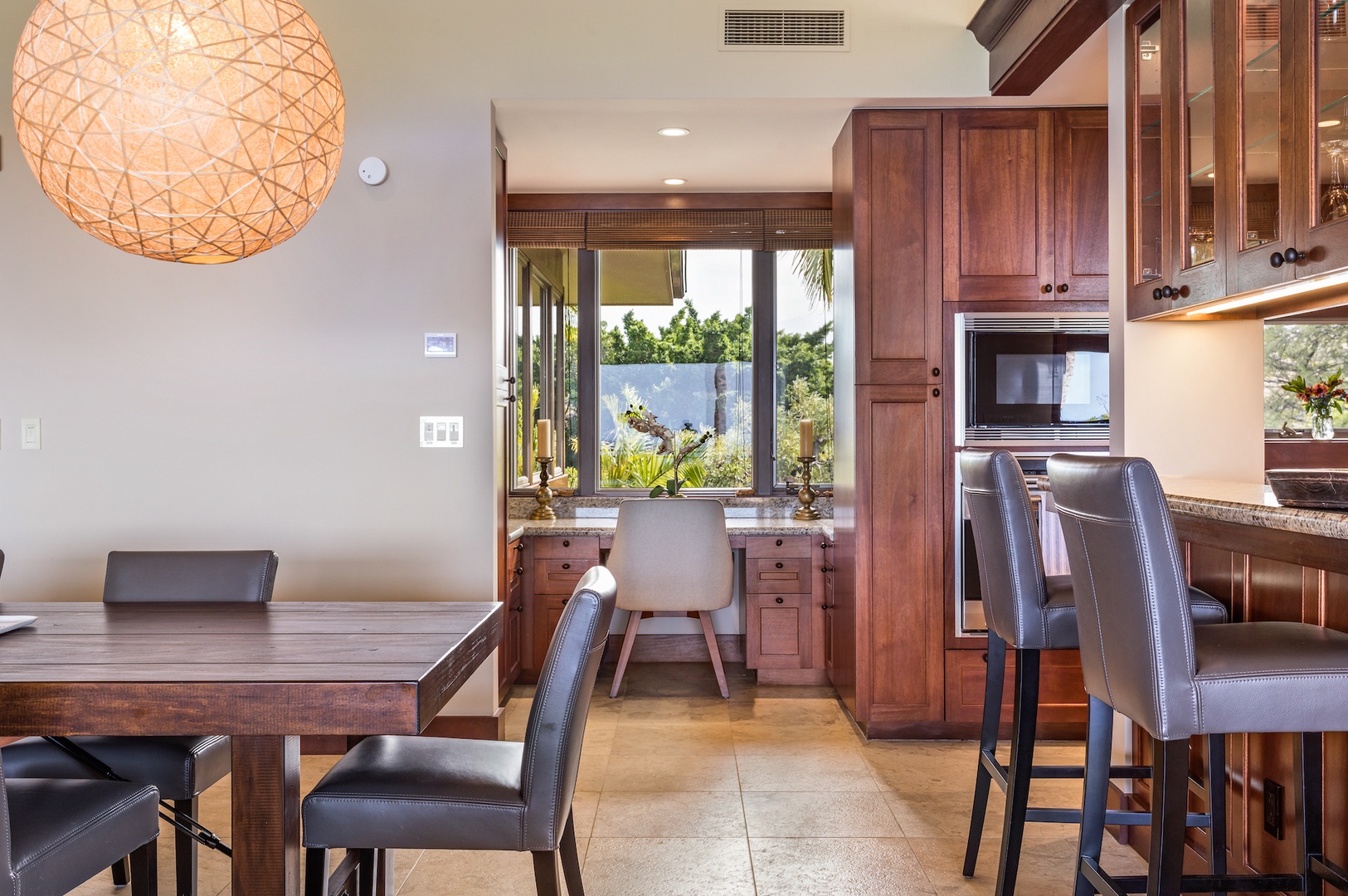 Kailua Kona Vacation Rentals, 3BD Hainoa Villa (2901D) at Hualalai Resort - Comfortable office nook to check emails, but don't work too hard!