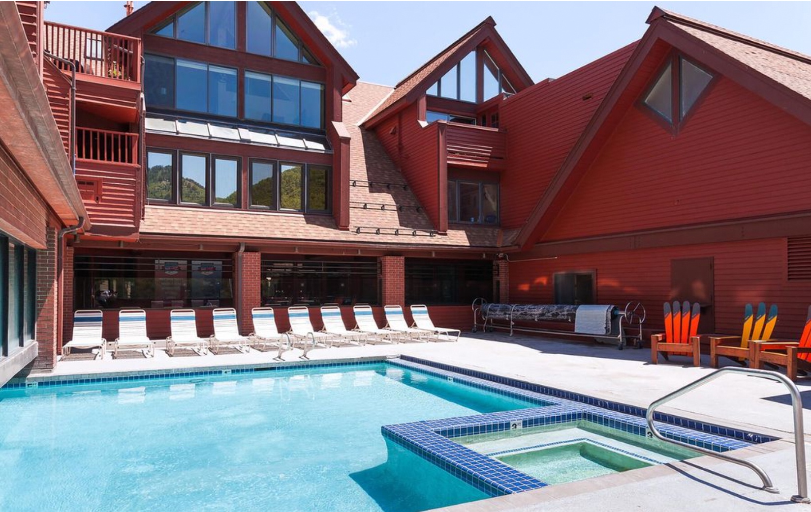 Park City Vacation Rentals, Studio Condo at The Lodge at Mountain Village - Heated pool for the resort guests
