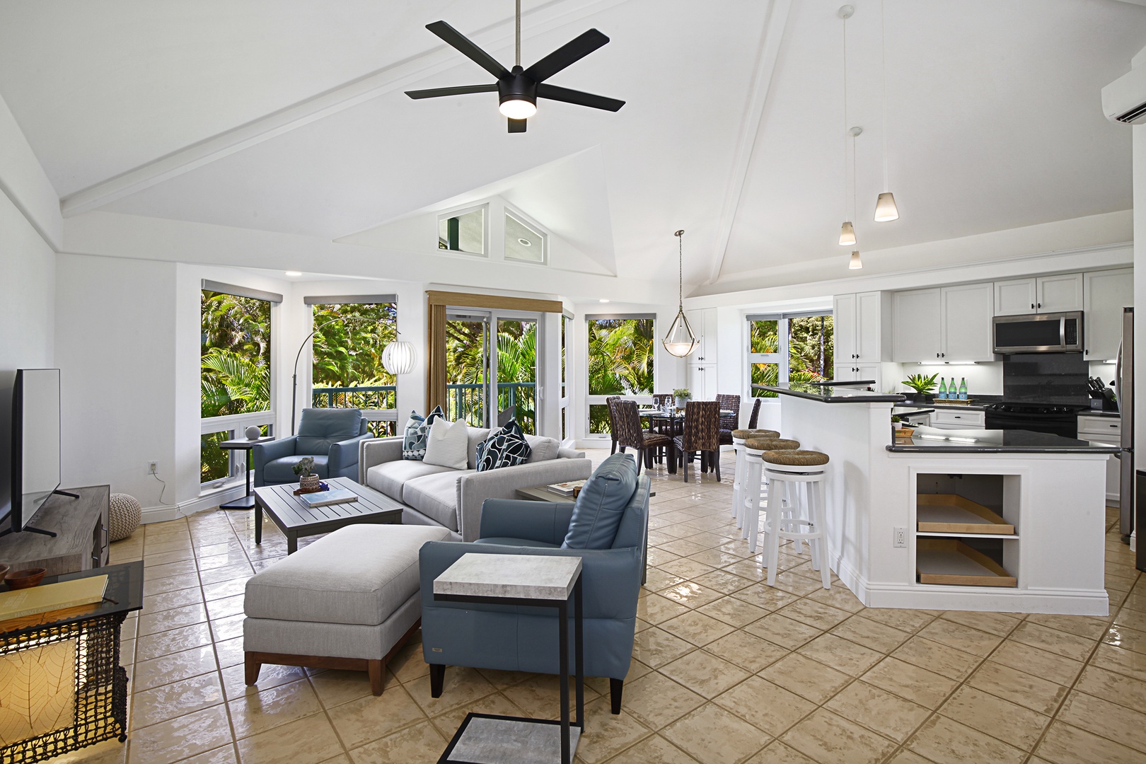 Princeville Vacation Rentals, Villas on the Prince #28 - Welcome to Villas on the Prince #28, a luxuriously modern Princeville townhome located on the idyllic north shore of Kauai