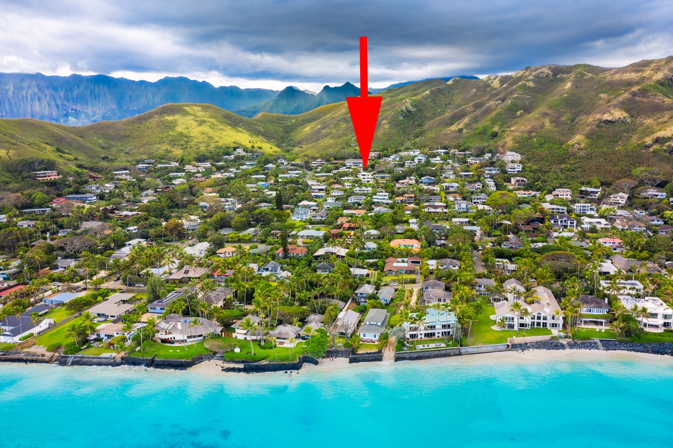 Kailua Vacation Rentals, Lanikai Valhalla - Location of Property