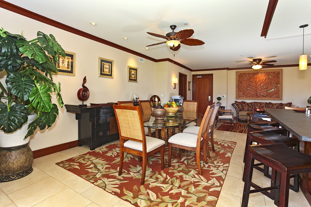 Kapolei Vacation Rentals, Ko Olina Beach Villas B103 - Enjoy entertaining or sip a drink and relax with all the amenities of home.