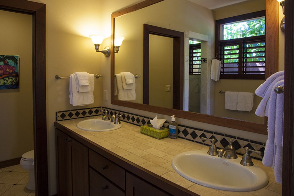 Hanalei Vacation Rentals, Hale Ylang Ylang TVNC-5108* - Primary bath #2