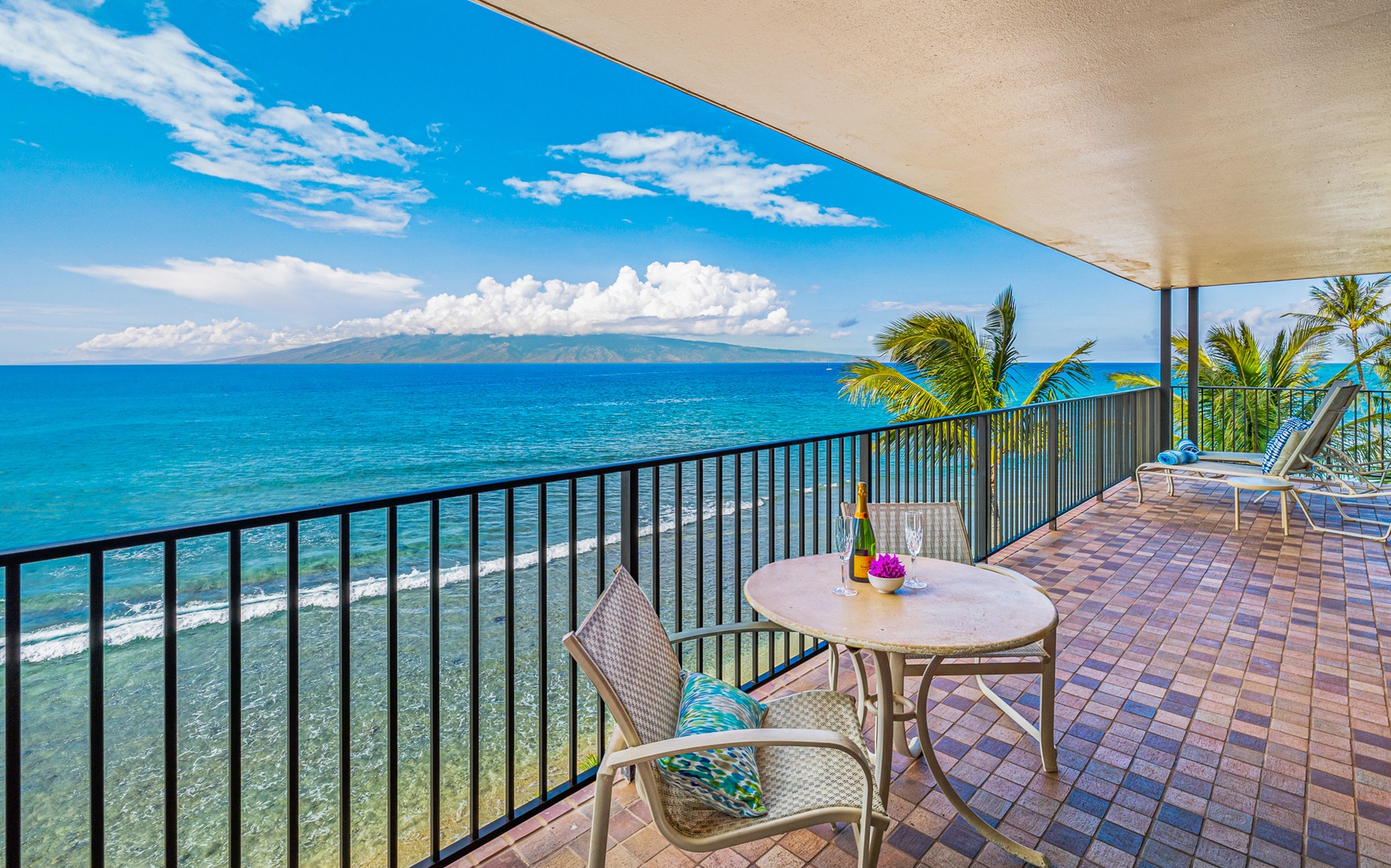 Lahaina Vacation Rentals, Kaanapali Shores 502 - Enjoy breathtaking ocean views from your private lanai, perfect for sipping a morning coffee or unwinding with a glass of wine as the sun sets.