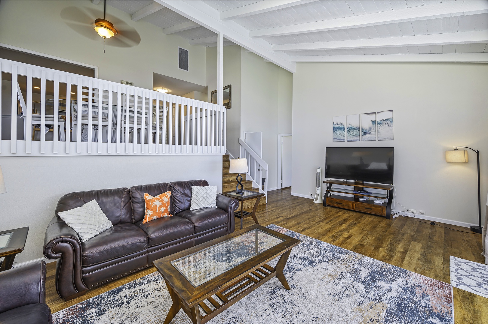 Honolulu Vacation Rentals, Hale Malia - Gather with family and friends for a movie night or catch up on your favorite shows together