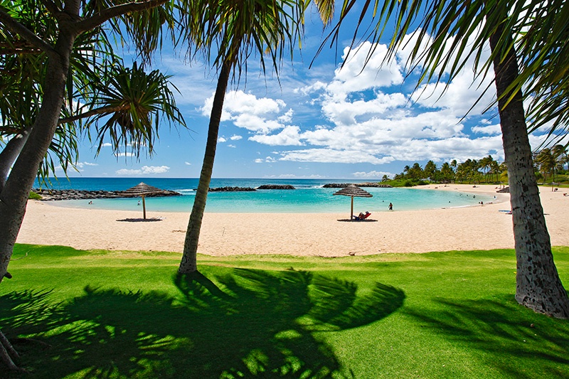 Kapolei Vacation Rentals, Ko Olina Beach Villas O724 - Picturesque skies over the island lagoon.