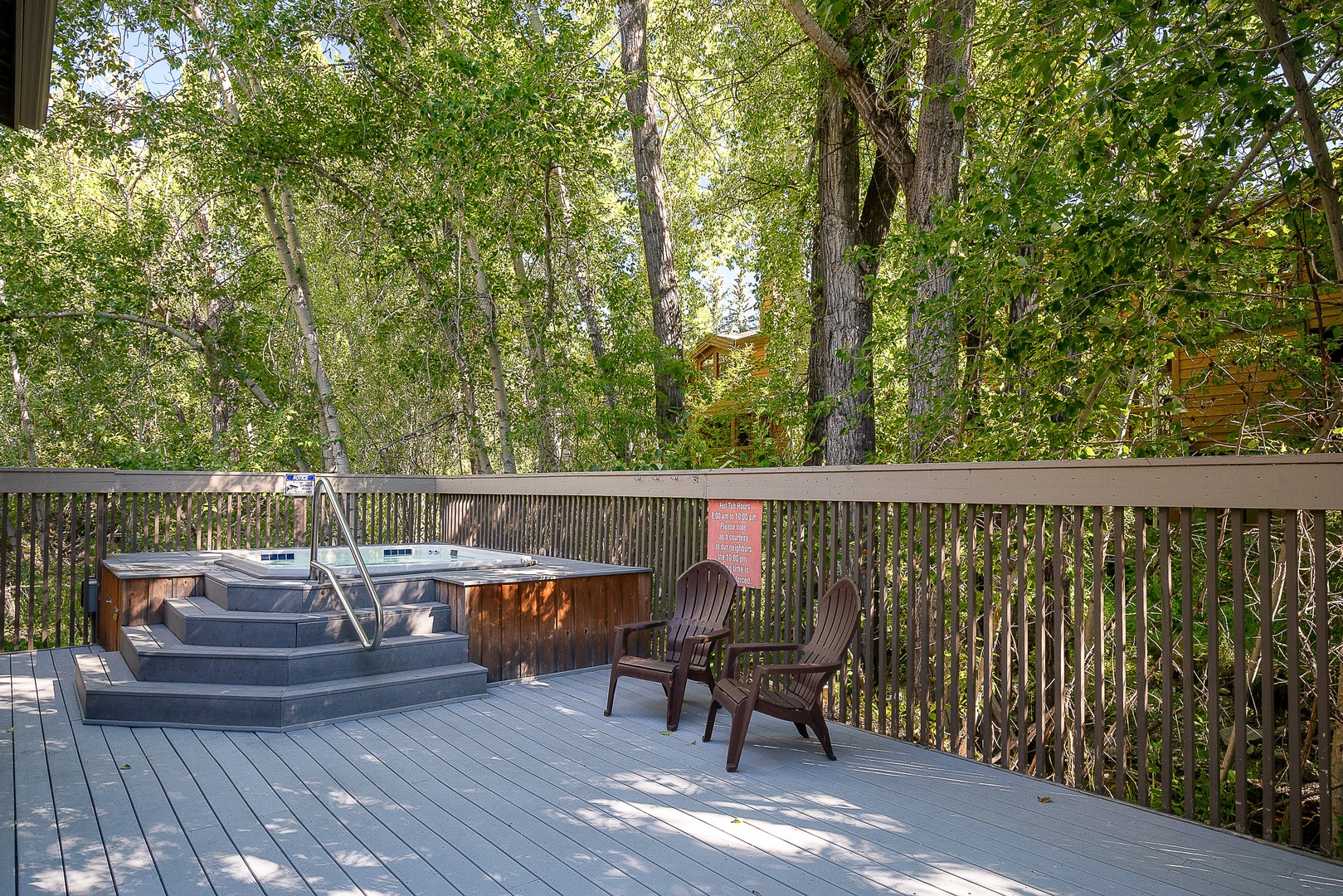 Ketchum Vacation Rentals, Bridgepoint Charm - Sit back in the Adirondack chairs and enjoy the natural beauty of the area or take a dip in the hot tub