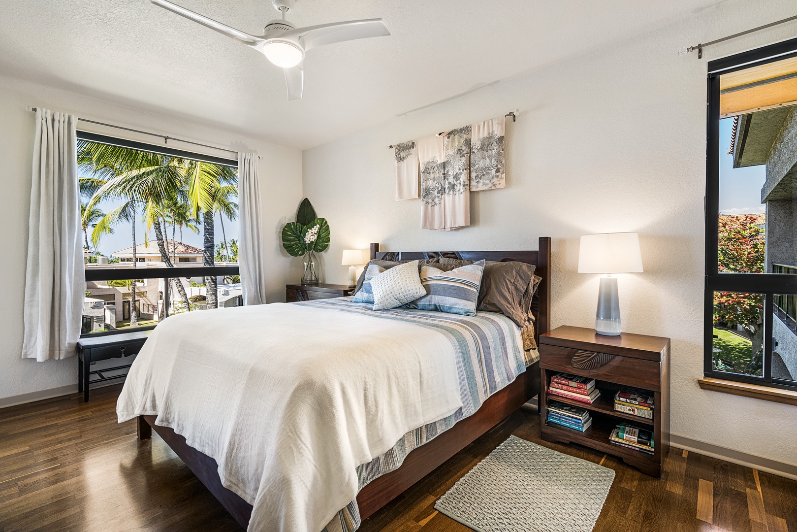 Waikoloa Vacation Rentals, Shores at Waikoloa Beach Resort 332 - Primary bedroom equipped with Queen bed