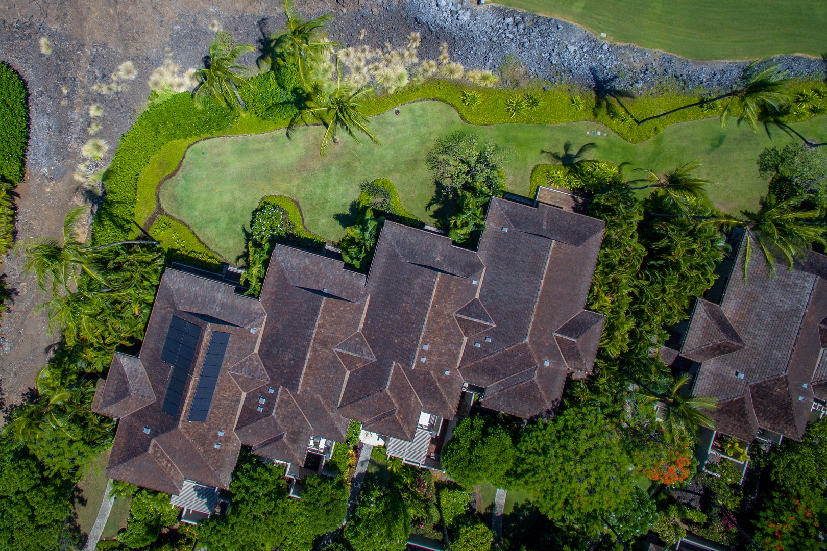 Kailua Kona Vacation Rentals, 3BD Ka'Ulu Villa (109A) at Four Seasons Resort at Hualalai - Aerial shot of the community.