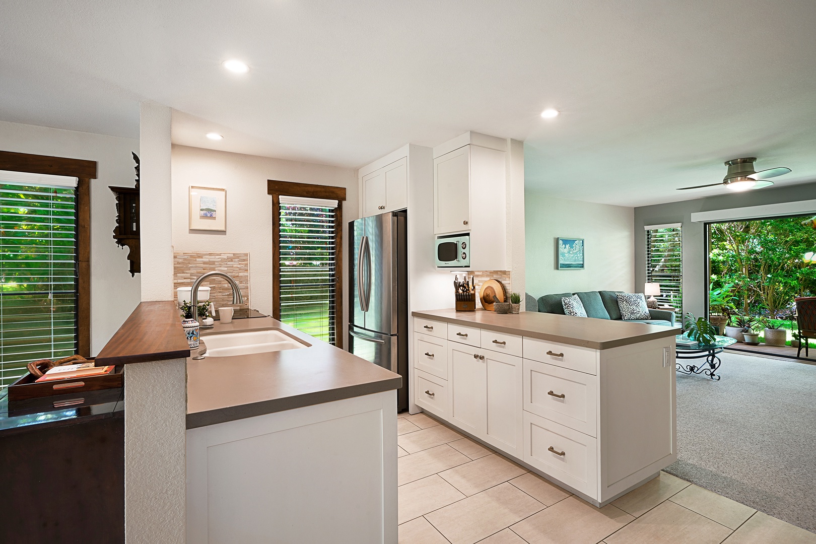 Koloa Vacation Rentals, Waikomo Streams 203 - An inviting culinary haven: the kitchen combines functionality and style, creating a space where delicious memories are made