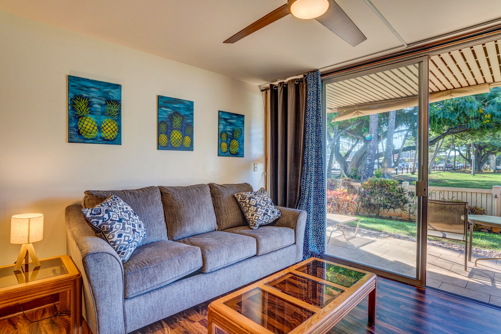 Lahaina Vacation Rentals, Hale Kai 109 - Sleeper sofa for a total guest count of 4