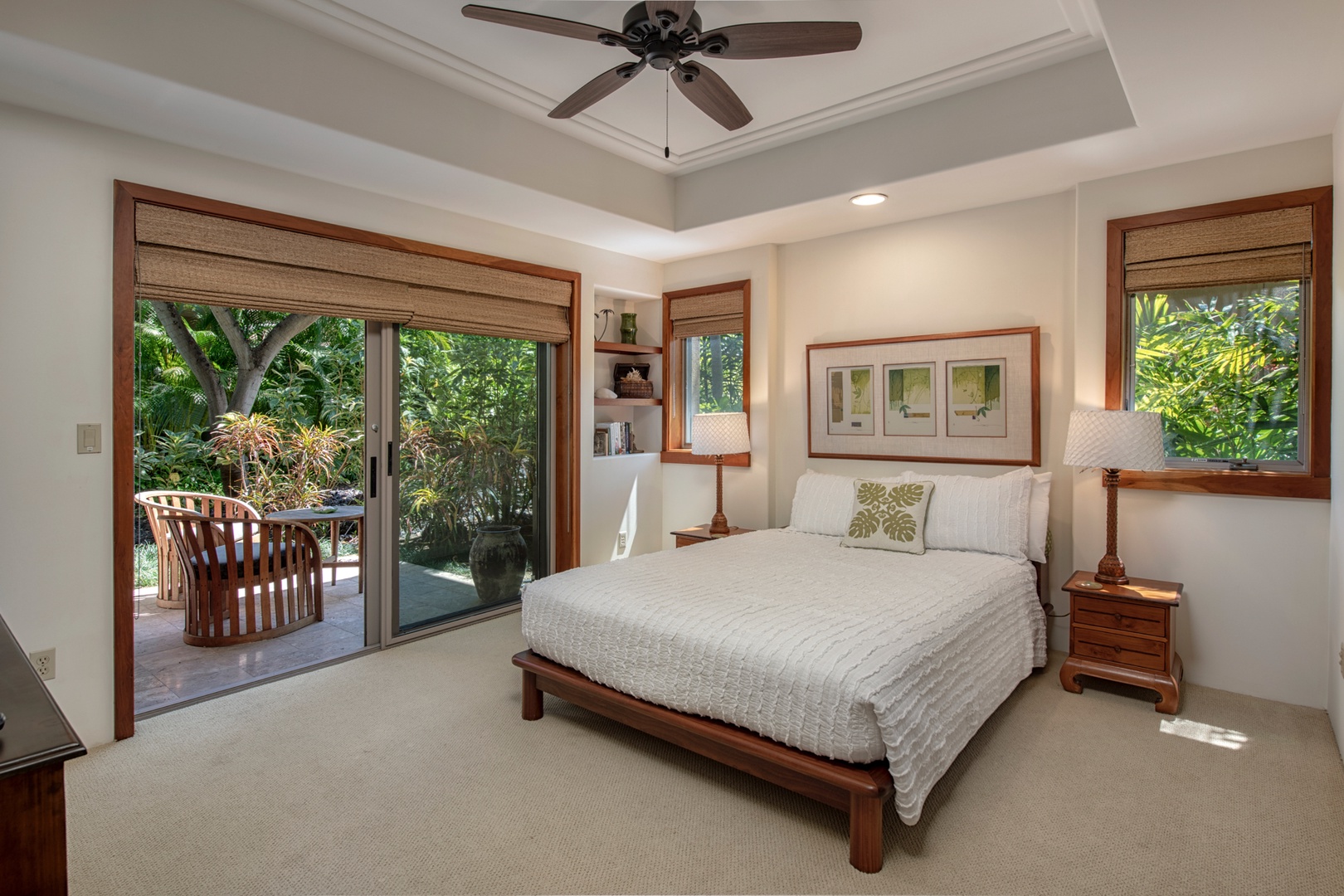 Kailua Kona Vacation Rentals, 3BD Golf Villa (3101) at Four Seasons Resort at Hualalai - Alternate view of third bedroom.