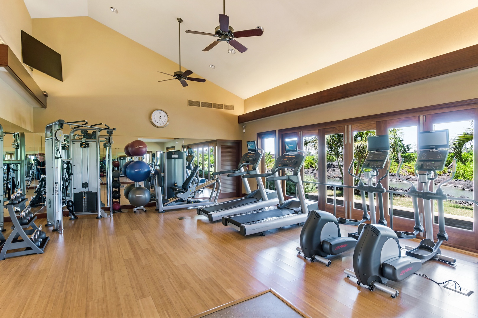 Kamuela Vacation Rentals, 3BD OneOcean (1C) at Mauna Lani Resort - Fitness Enthusiasts Will Love the Hana Pono Park Fitness Center!