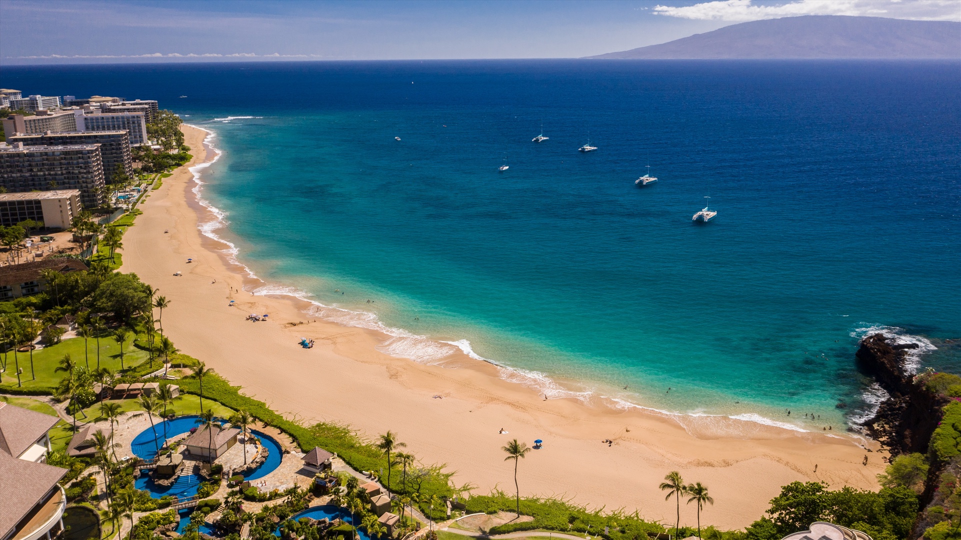 Kaanapali Vacation Rentals, Sea Shells Beach House on Ka`anapali Beach* - Ka'anapali Beach includes soft golden sand and gorgeous water.