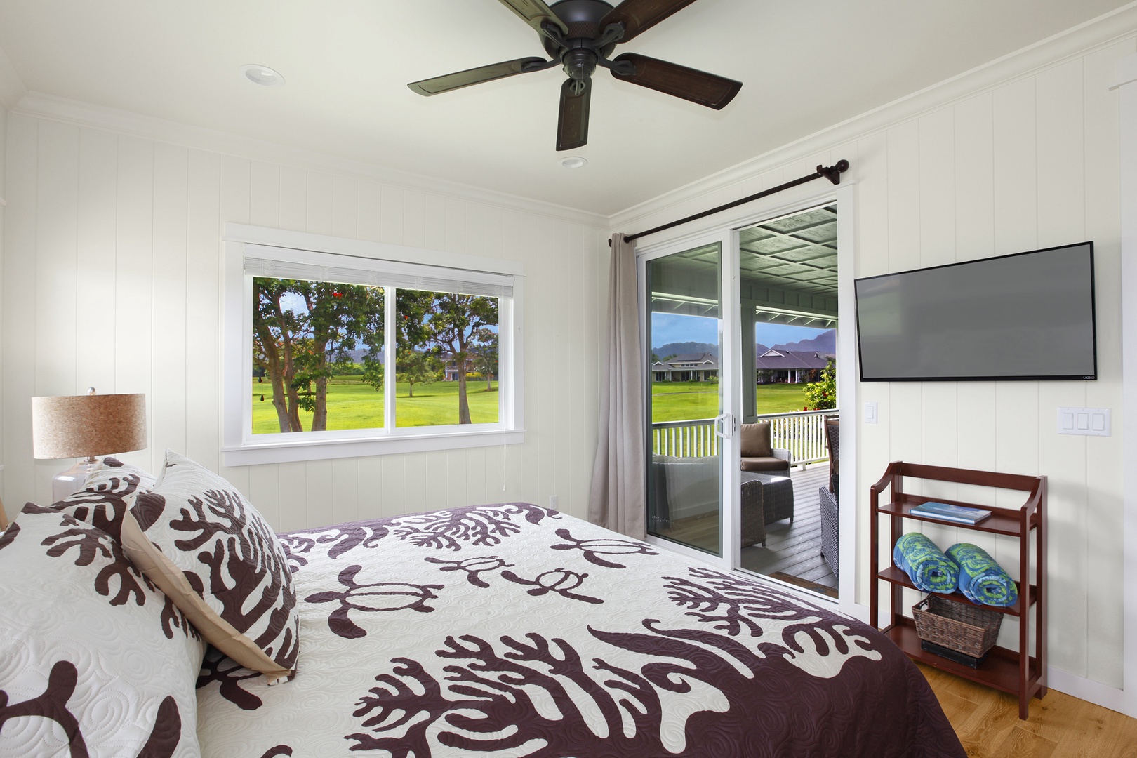 Koloa Vacation Rentals, Kiahuna Plantation Hale - Guest bedroom with en-suite bathroom