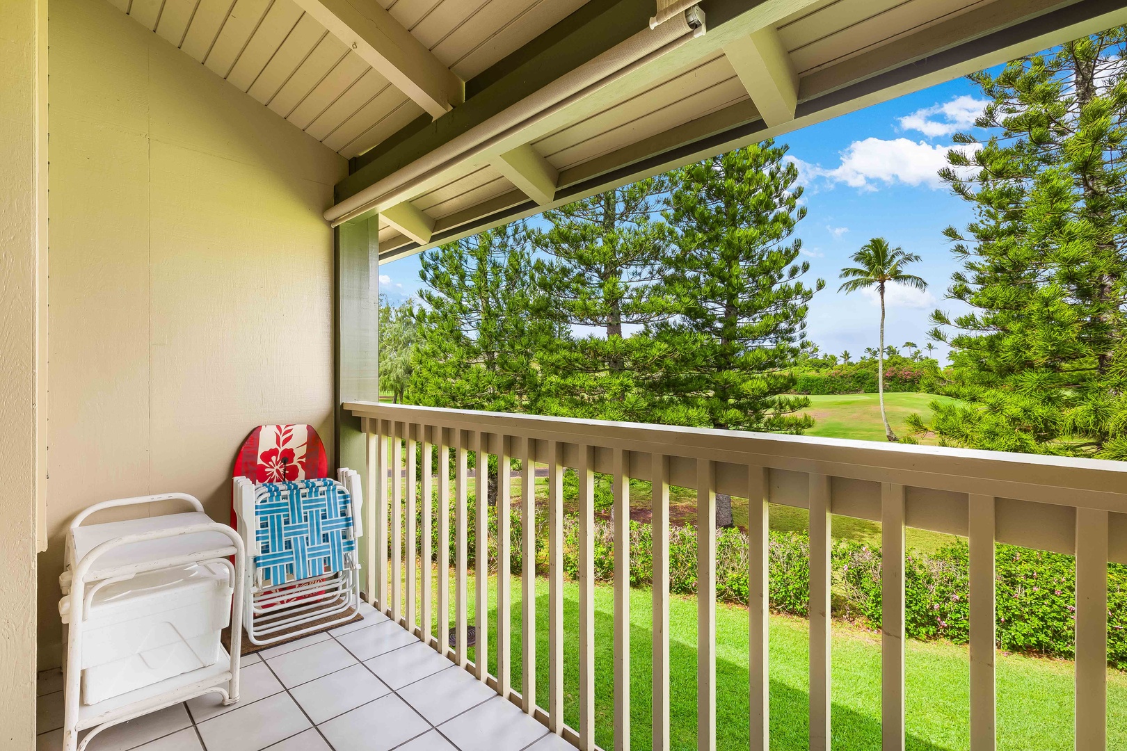 Kahuku Vacation Rentals, Ilima West Kuilima Estates #18 at Turtle Bay - Enjoy the beach chairs & equipment provided for your use.