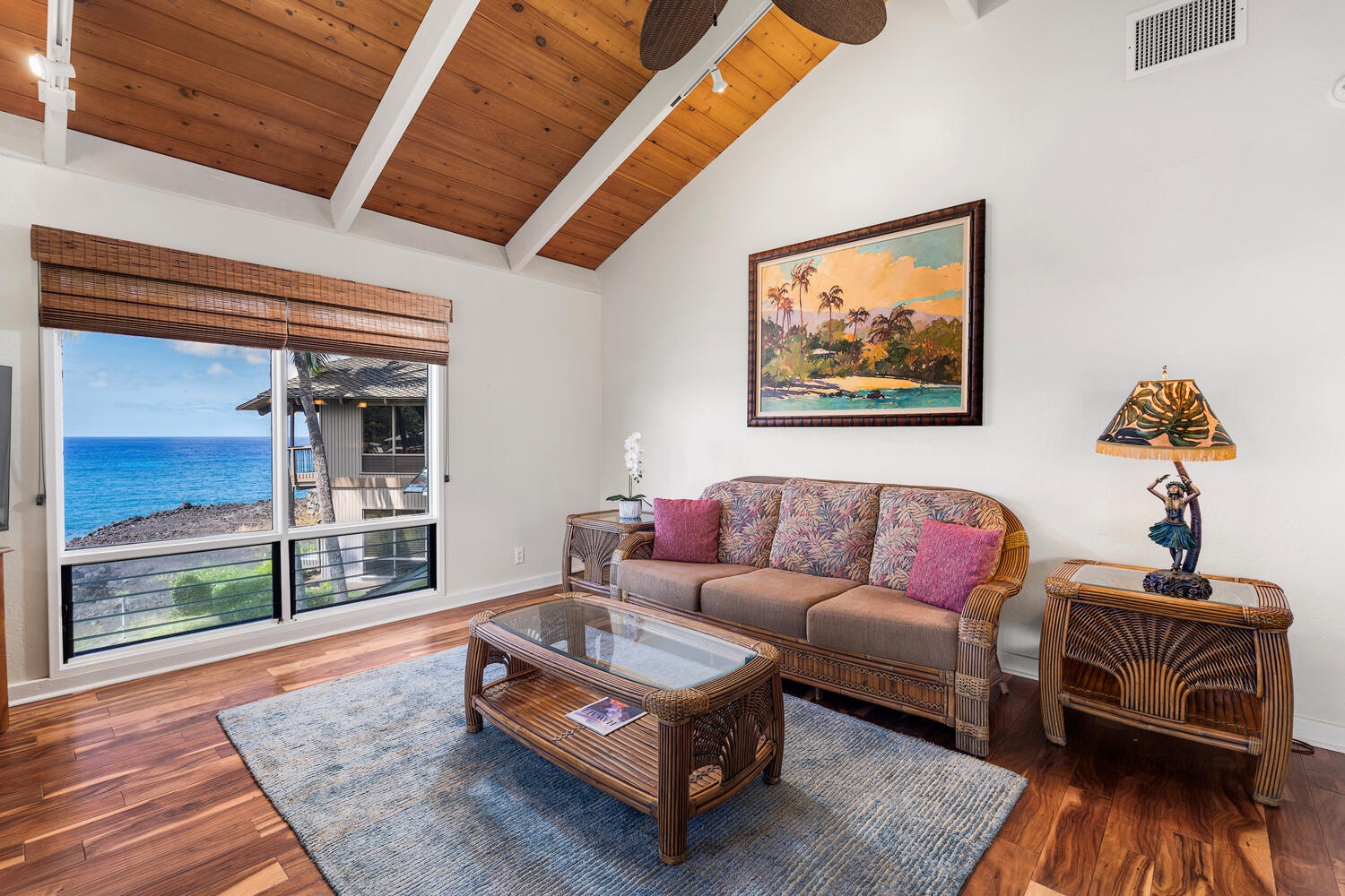 Kailua Kona Vacation Rentals, Kanaloa at Kona 3304 - Bright and cozy space perfect for relaxing after a day exploring the Kona Coast.