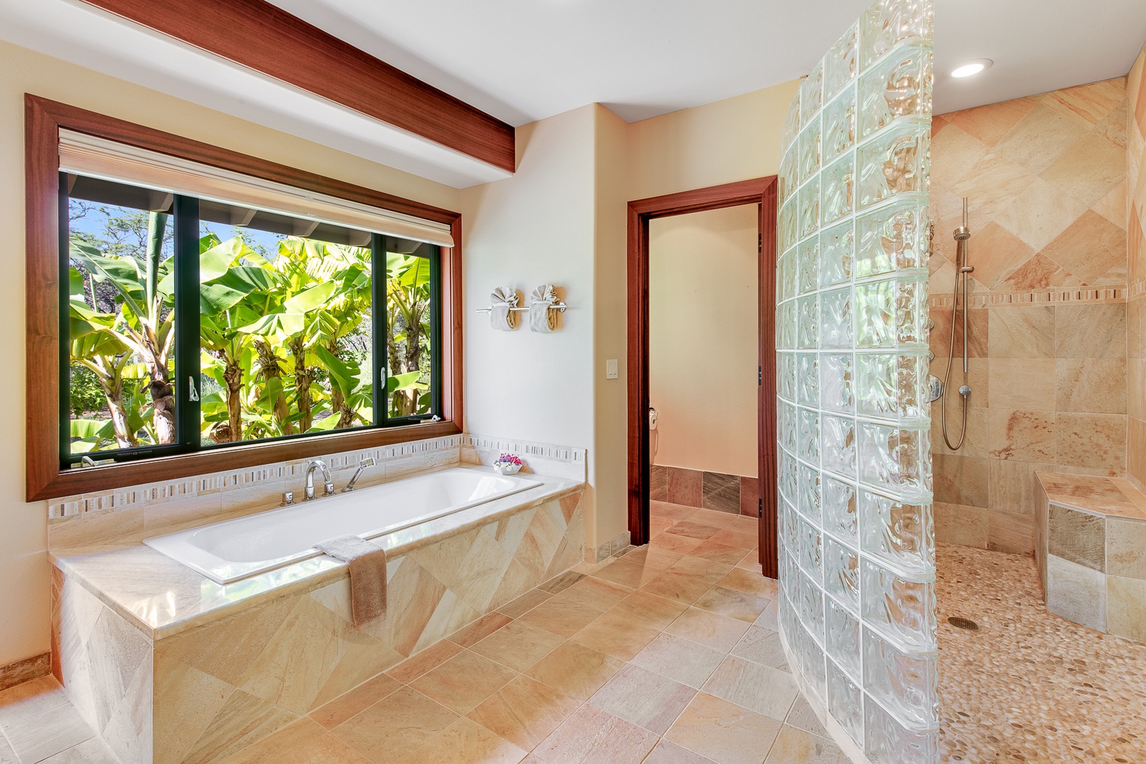 Kamuela Vacation Rentals, Olomana Hale at Kohala Ranch - The primary ensuite offers a spa-like experience