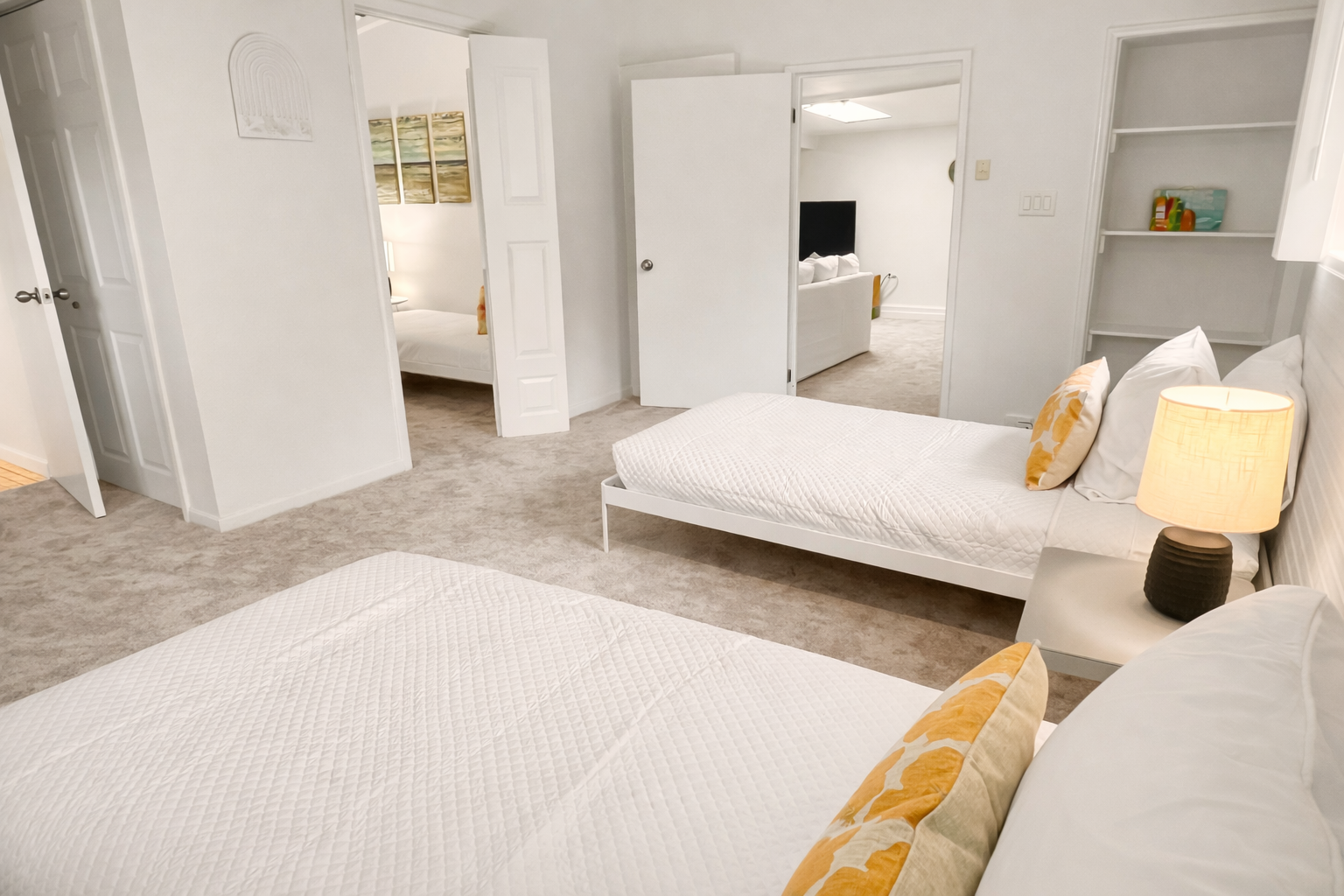 Honolulu Vacation Rentals, Ho'okipa Villa - Another angle of the attached bedroom, offering extra space and comfort.