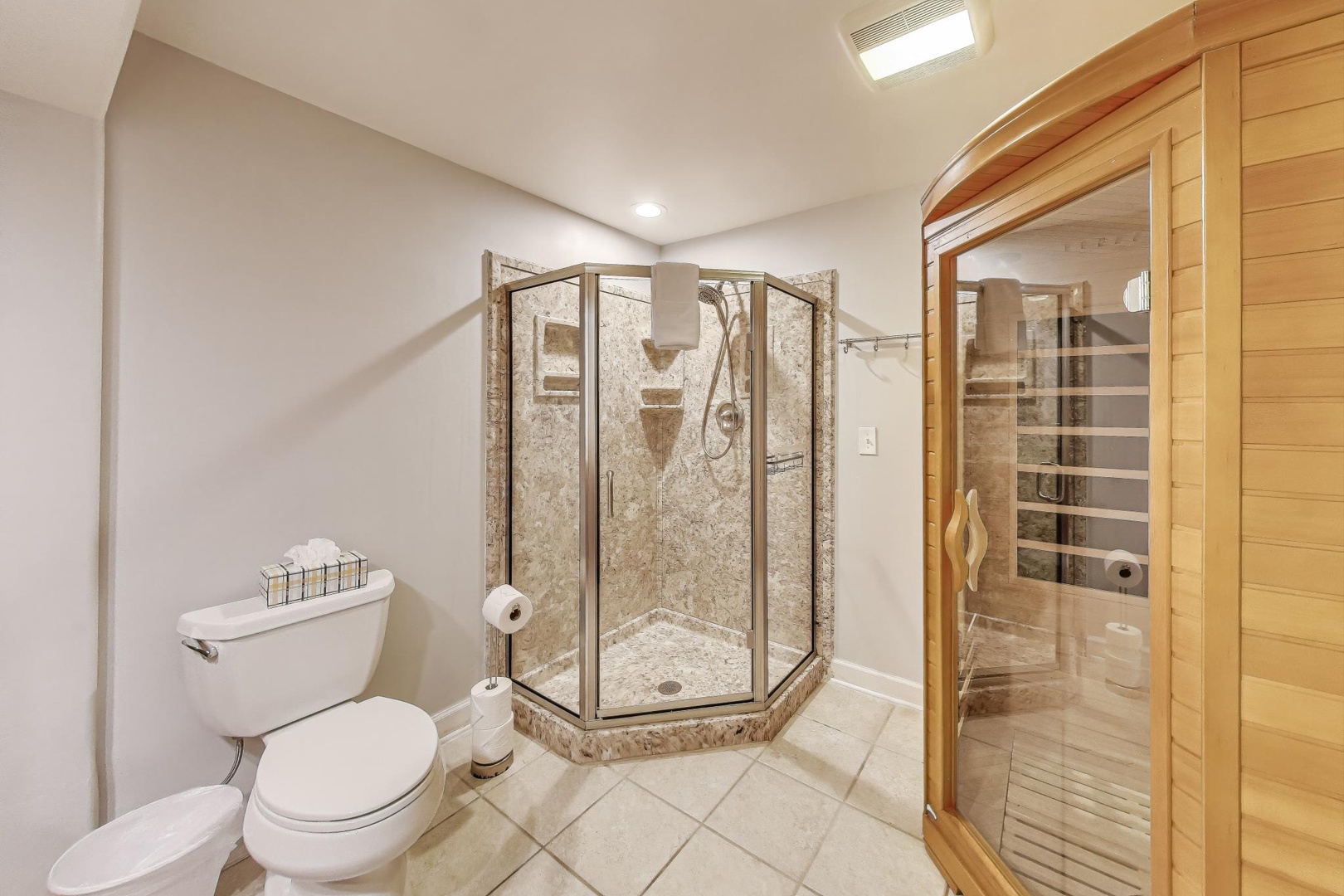 Downstairs Walk-in Shower