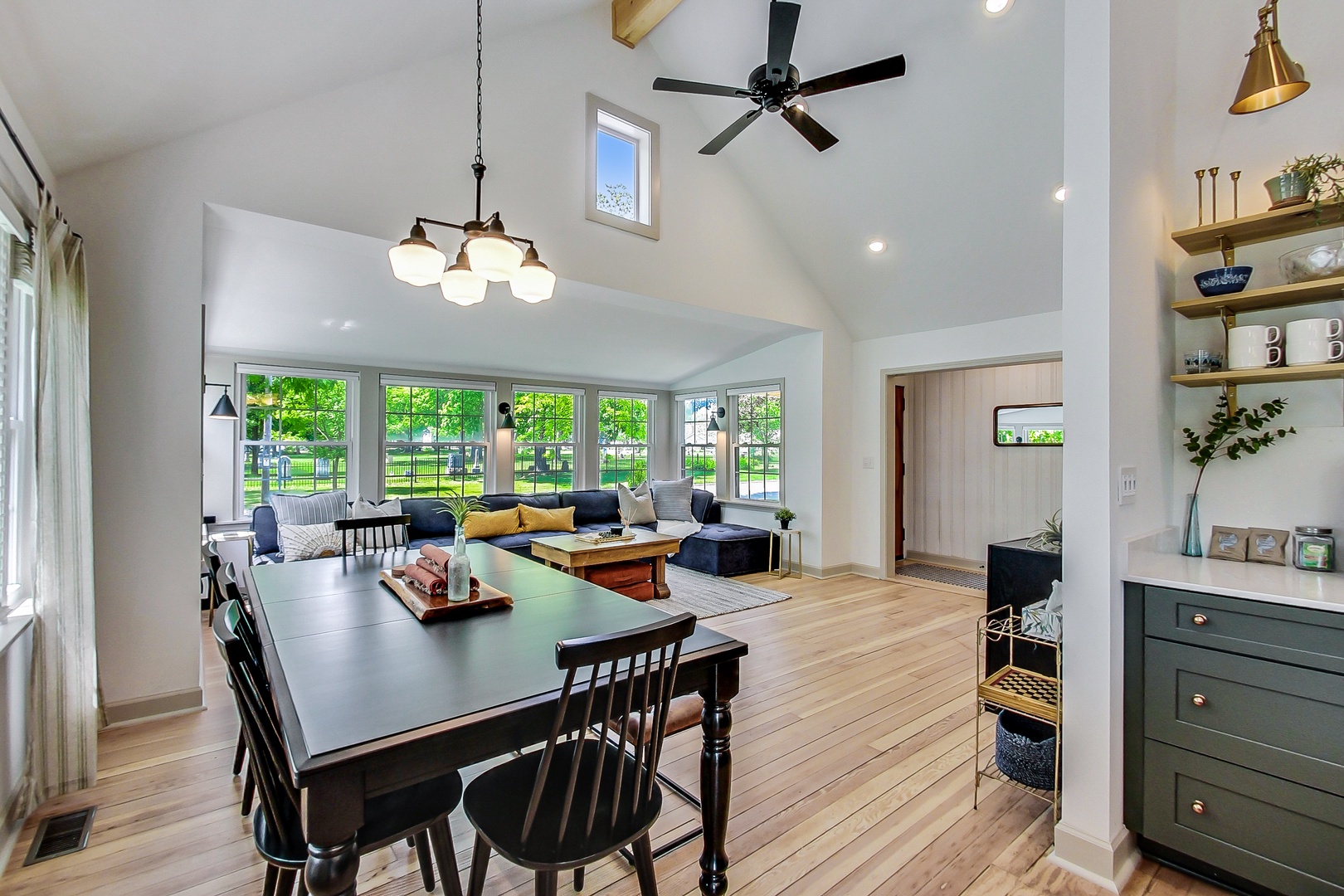 Vaulted Ceilings with Natural Light