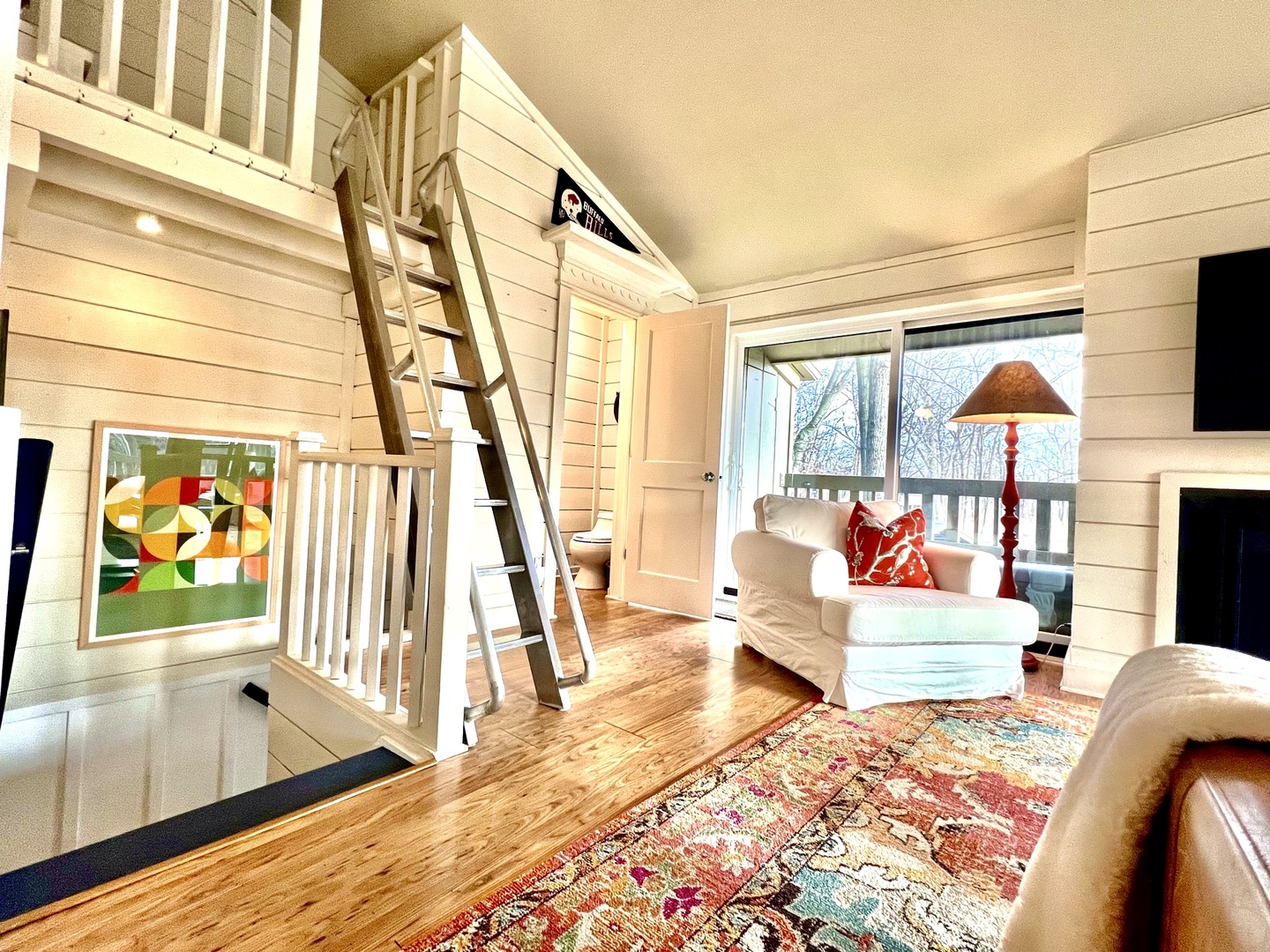 Ladder to Loft Area