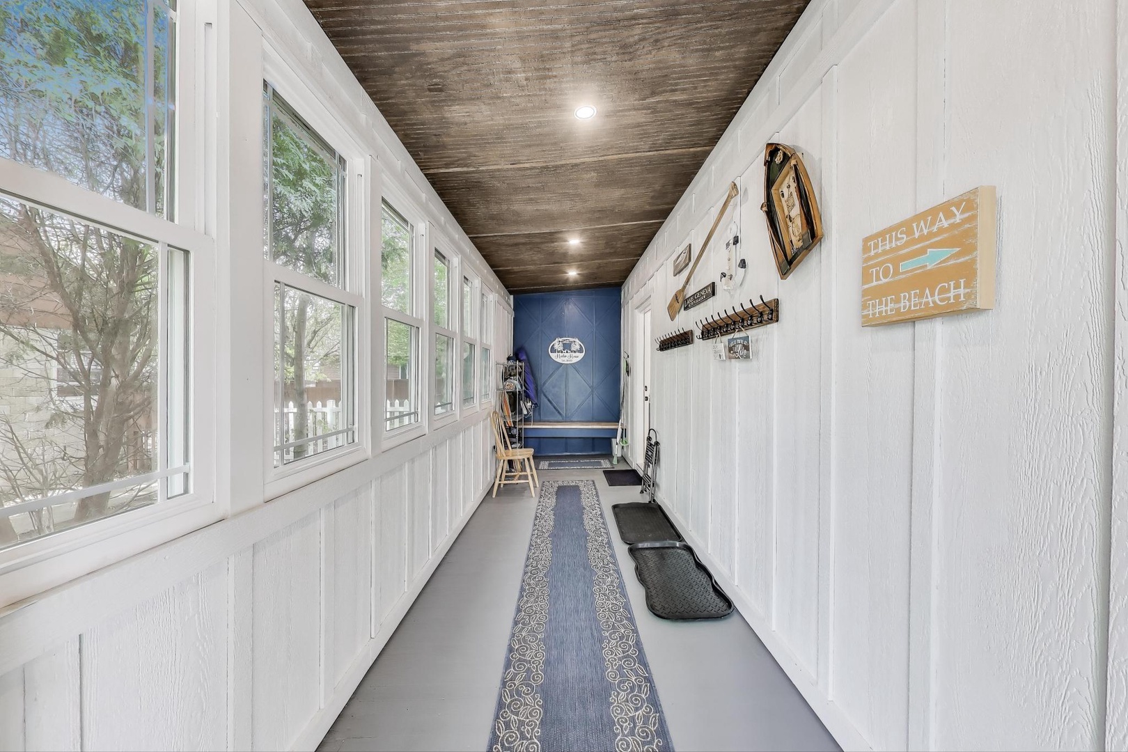 Entryway, great for kayaks, bikes, or paddle boards