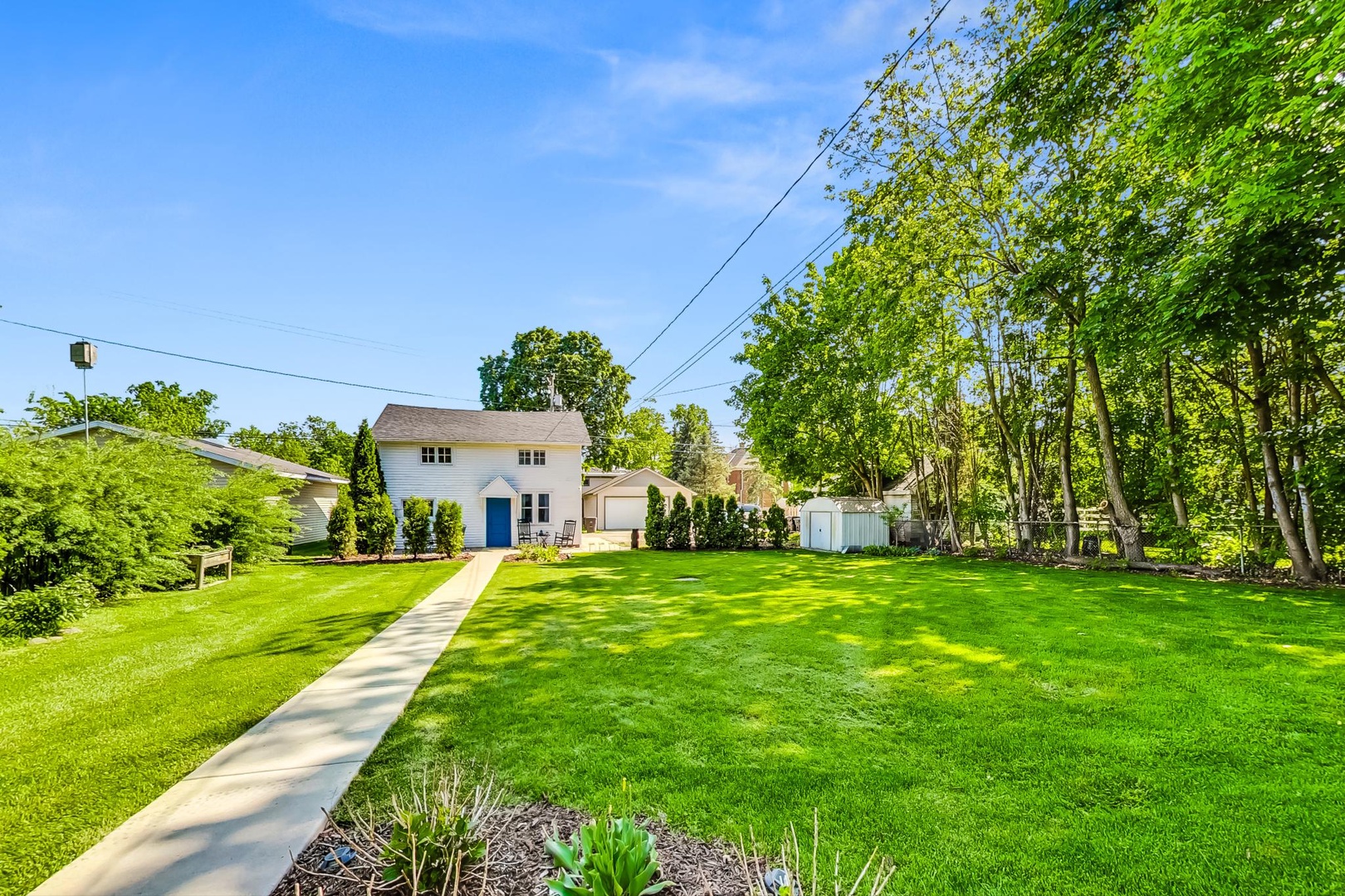 Backyard View of Nell's Coach House