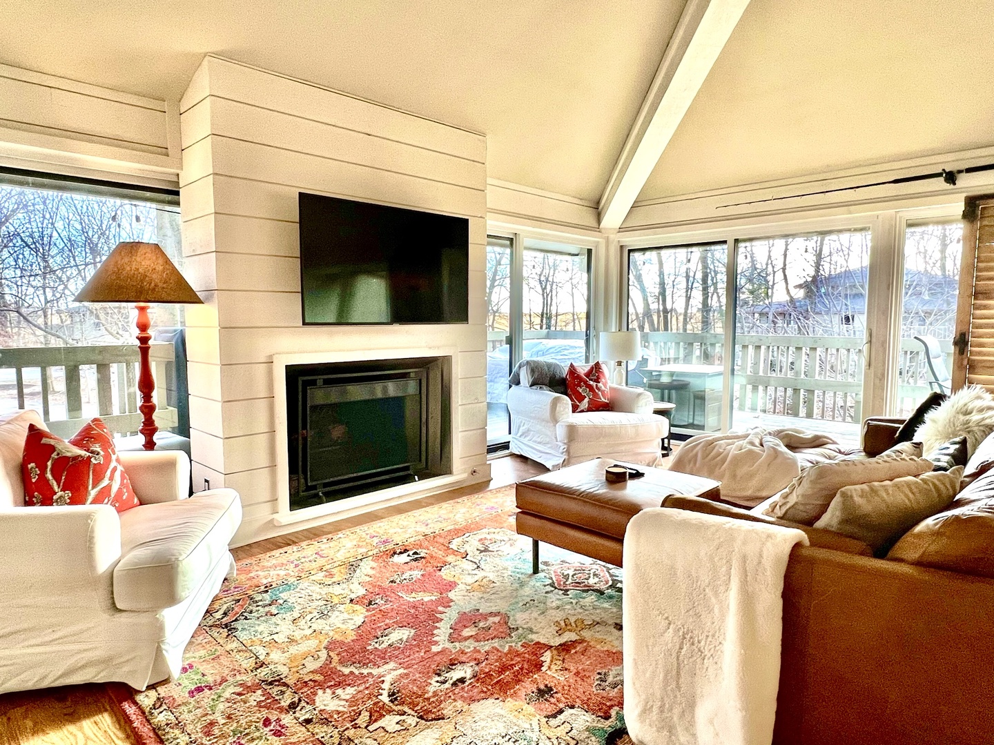 Gas Fireplace (Available in Winter Only)