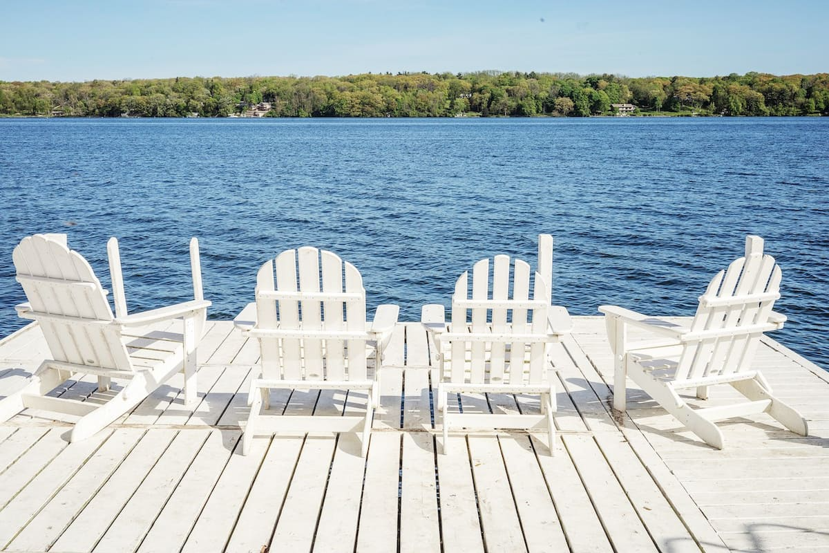 Views of Delavan Lake from Private Pier